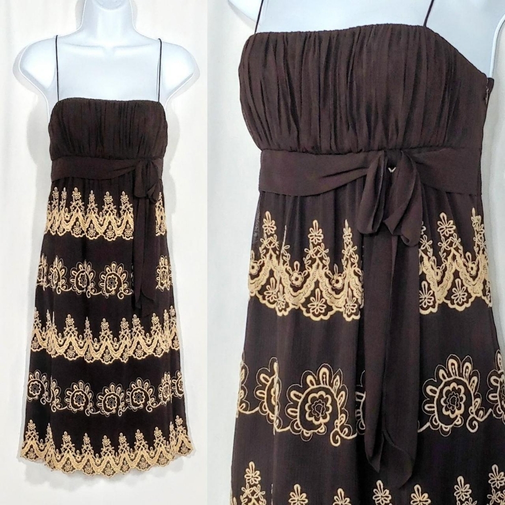 2000s vintage babydoll midi dress